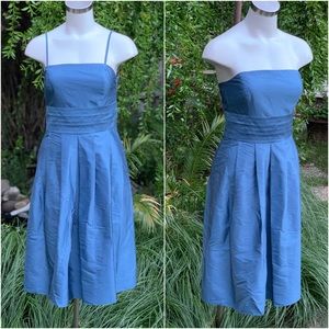 SOLD NWT $188 ANN TAYLOR Silk Strapless Dress Sz 6